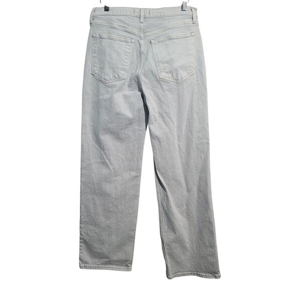 Abercrombie & Fitch Gray 90's High Rise Relaxed Jeans Size 10 - Picture 2 of 4